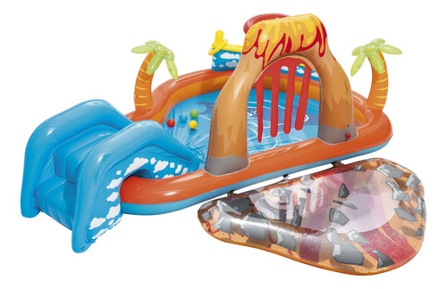 Centro De Juegos Acuático Lava Lagoon Bestway modelo 53069