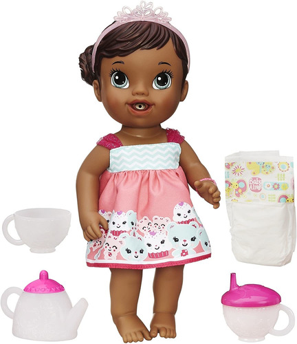 Baby Alive Lil' Sips Baby Tiene Una Muneca De Fiesta De Te