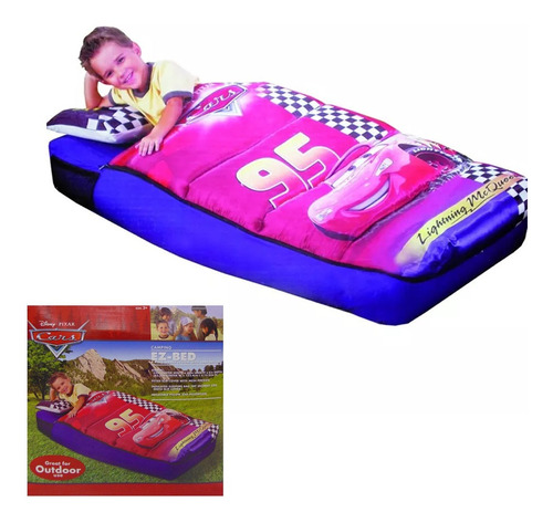 Sobre De Dormir Inflable Infantil Para Camping Disney Car