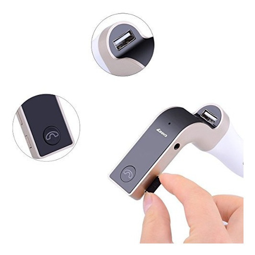Cargador Transmisor Fm Bluetooth Para Carro Manos Libres