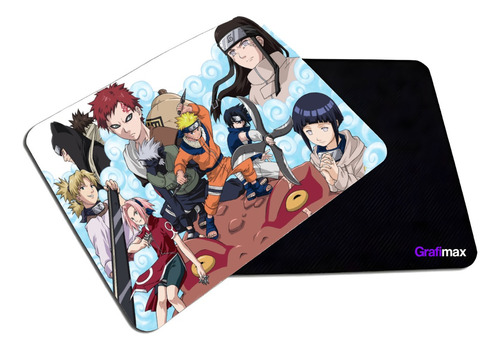 Mousepad Liso 20x17 Cm Naruto Amigos Enemigos Anime Grafimax