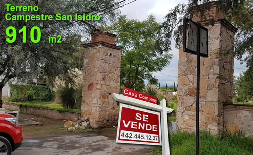 Hermoso Terreno En Campestre San Isidro, -- 910 M2 -- Terren