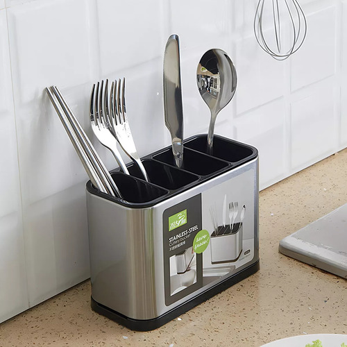 Organizador De Cubiertos De Cocina De Acero Inoxidable
