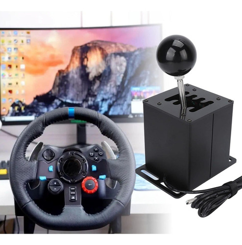Simulador De Cambios Usb Gowenic H Para Juegos De Carreras