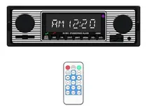 Comprar 1din Retro Vintage Coche Estéreo Con Bluetooth Aux Usb F [u]