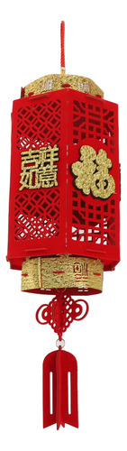 Linterna Roja China Tradicional, Decoración Festiva