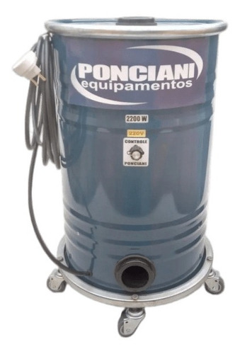 Aspirador é industrial Tambor Ponciani 2200 35L  azul 220V