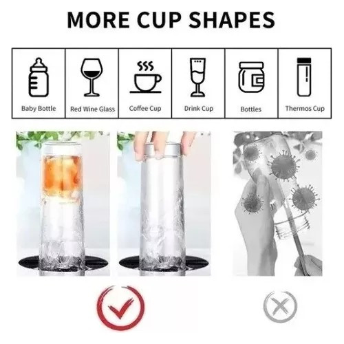 Lava Copas Automático Para Bachas Enjuaga Lava Copas Vasos