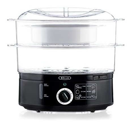 Bella 7,4 Quart Saludable Vapor Del Alimento, Cesta Dual