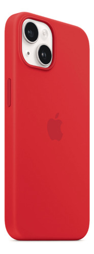 Case Silicone Magsafe Capa iPhone 14 Product Red