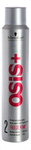 Schwarzkopf Osis+ Freeze Pump Spray Laca Fijación Fuerte 