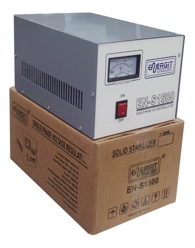 Estabilizador 100% Solido 1500w, 1.5kva - 220v +/-3% Energit