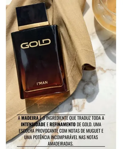 YA−MAN IS-101N GOLD Deo Colônia Perfume Masculino I'man Gold Ciclo Lata 100ml