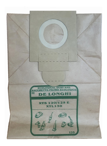 Bolsas Aspiradora Delonghi Xts 120/125 Prima X5 Unidades