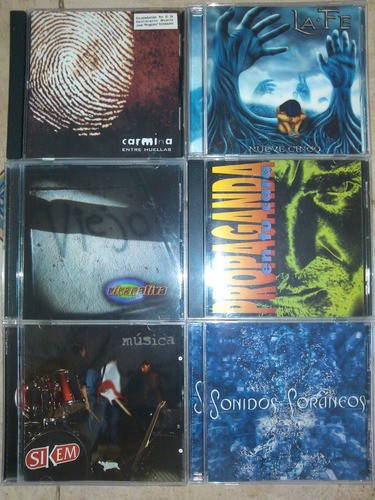 Cd Como Nuevo Perfecto Rock Nacional Titulos Variados