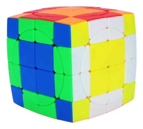 Cubo 4x4 Crazy Sengso Circular V1 O V2 Stickerless Estructura Sengso Circular 4x4 V2