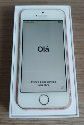 Apple iPhone SE 16gb - Rose Gold - Mod. A1662 - Ótimo Estado