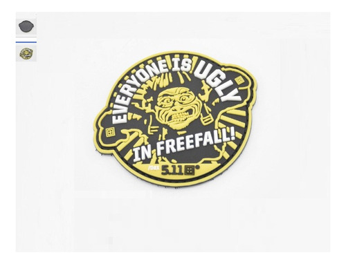 Parche Ugly Freefall 5.11 Pvc - Gotcha - Táctico - Militar