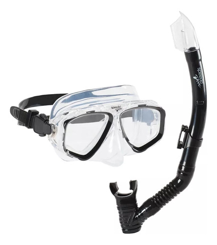 Kit Triatlón Speedo Adult Adventure Mask Negro 7530332-006