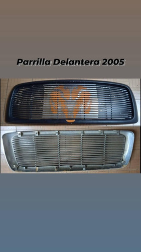 Parrilla Delantera Dodge Ram 1500/2500/3500/4000 Año 2005