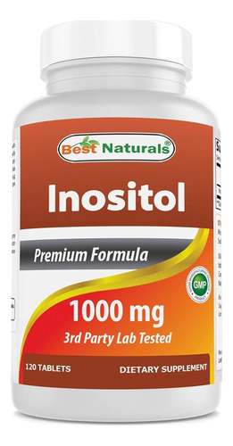 Inositol 1000 Mg 120 Tabletas. Best Naturals