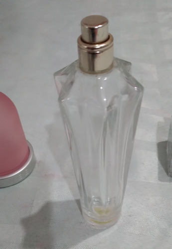 Lote De 3 Frascos De Perfume Mujer Vacíos Transparente (Usado)
