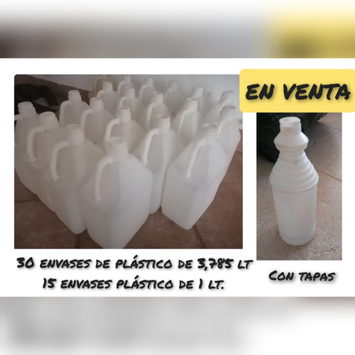 Envases Plasticos  1 Lt Y 4 Lt