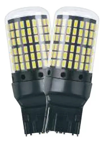 Foco Lagrimón Blanco 144 Led 2 Contactos Canbus Auto 12/24v