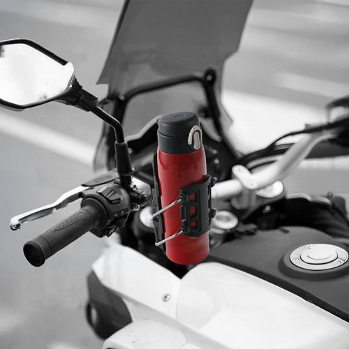 A Porta-copos Para Motocicletas De Tamanho Ajustável,