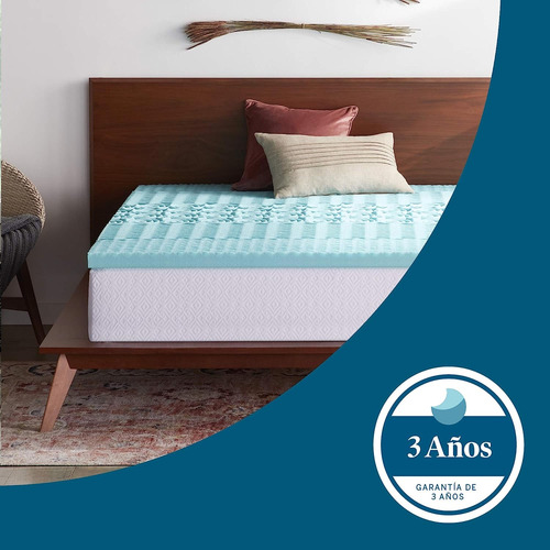 Luucid ® Cobrecolchón De Memory Foam 5cm Cama King Size