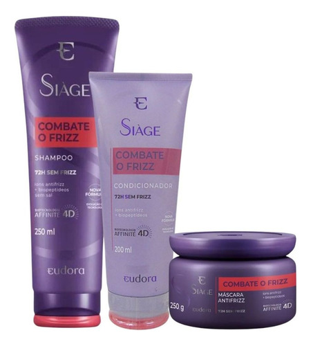 Kit Siage Eudora Combate O Frizz C/3