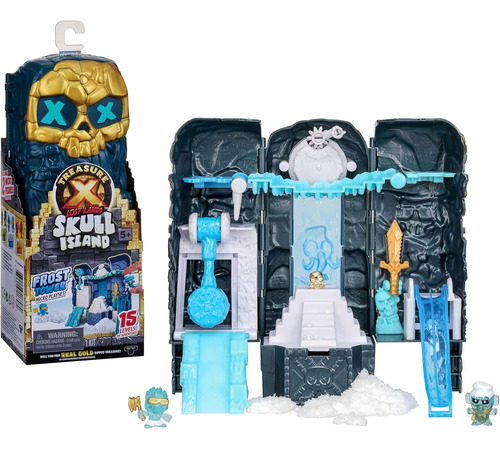 Juego De Aventuras En Isla De Cráneo Con 2 Figuras Microscóp