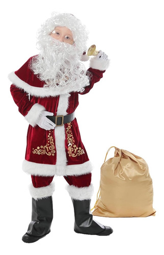 Traje Disfraz De Santa Claus Papá Noel Navidad