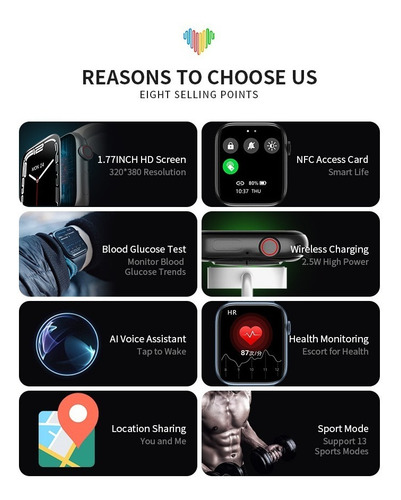 Reloj Ai Smart Hw57 Sharing Pro Ubicación Asistente De Voz N