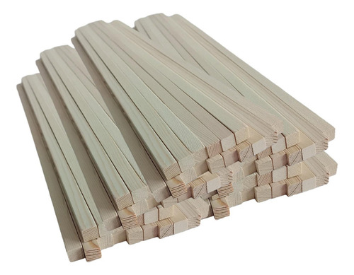 100 Piezas De Palos Cuadrados Sin Terminar, 500mmx3mmx3mm