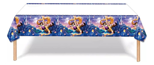 Mantel Decorativo Para Fiesta Diferentes Diseños 180x108cm Color Variado Rapunzel