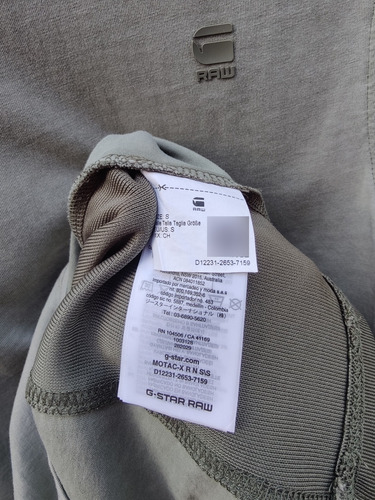 Camisa G Star Motac-x R N S/s Talla S/m Slim Para Caballero (Usado)