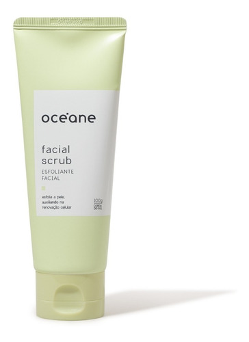 Esfoliante Facial Extrato De Bambu Facial Scrub 100ml Océane
