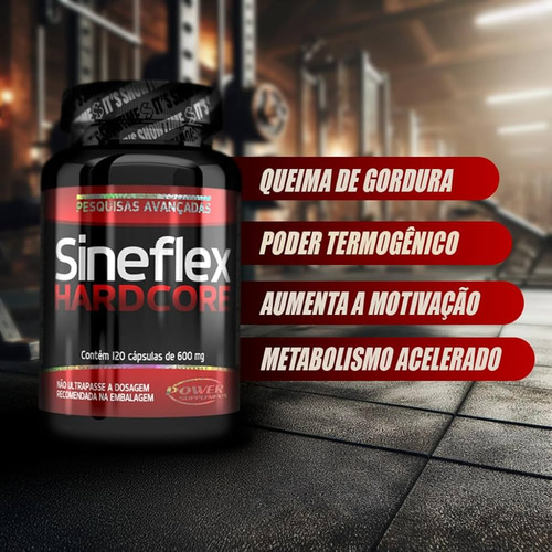 Kit Derrete Gordura Sineflex + Tsek 4000g Definição Abdômen
