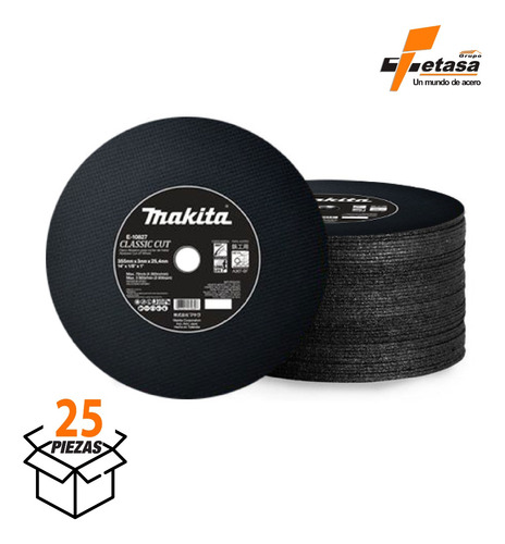 Disco De Corte De 14 Makita Caja Con 25 Discos