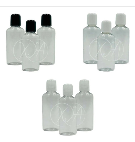 Envase Pet Oval 30 Ml Crema Shampoo Muestras Mayoreo 150 Pzs