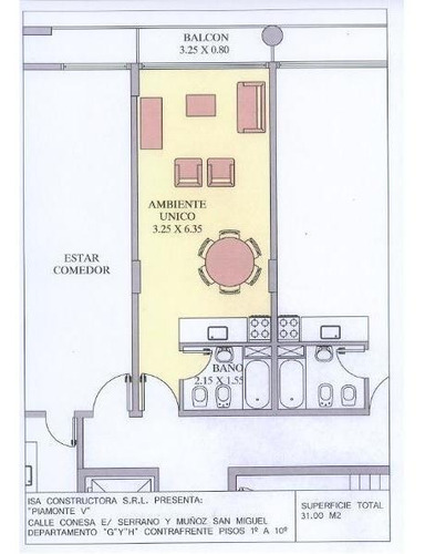 Imagen 4 de 4 de Departamento - San Miguel