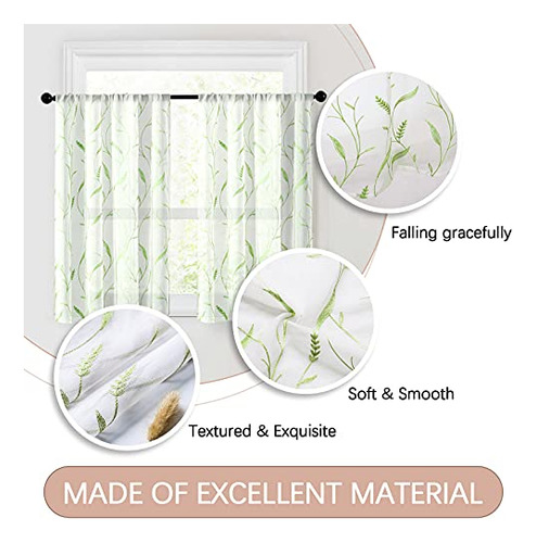 Cortinas Traslúcidas Navideñas Para Dormitorio Y Sala