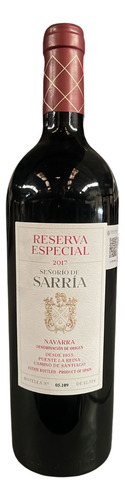 Vino Tinto Señorío De Sarria Reserva Especial 750ml