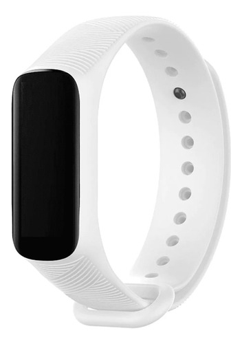 Pulseira De Silicone Compativel Com Galaxy Fit-e R375 16mm - Cor Branco