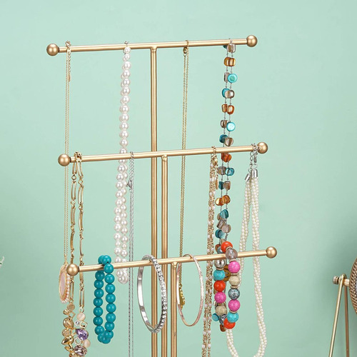 W Soporte De Exhibición De Joyería De Pulsera De Collar De 3