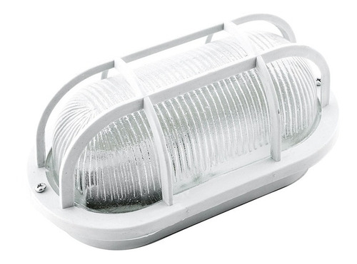 Aplique Tortuga Plastica Ovalada E27 60w Blanca  Electrocity