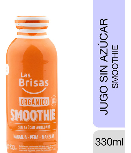 Jugo Smoothie Organico Naranja Pera Manzana - Las Brisas
