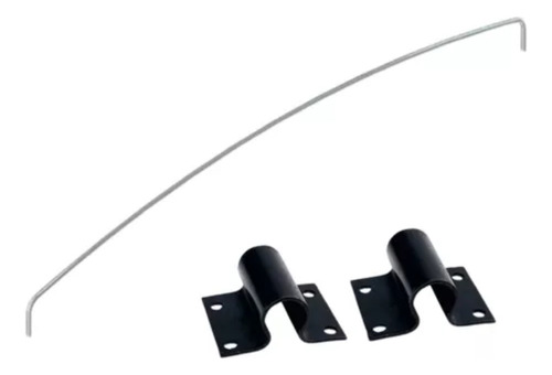 Kit 7 Arco De Lona 2.43 + 14 Suporte Para Carreta Graneleira