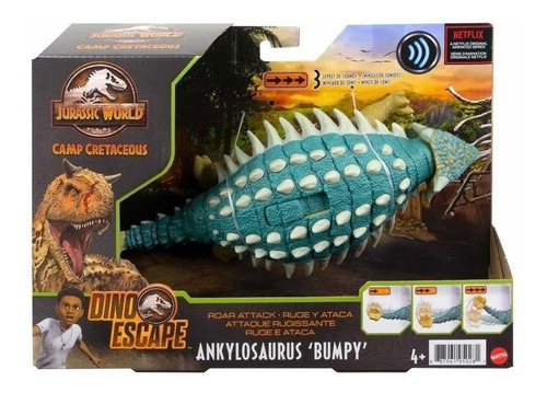 Dinosaurio Ankylosaurus Bumpy Jurassic World Mattel